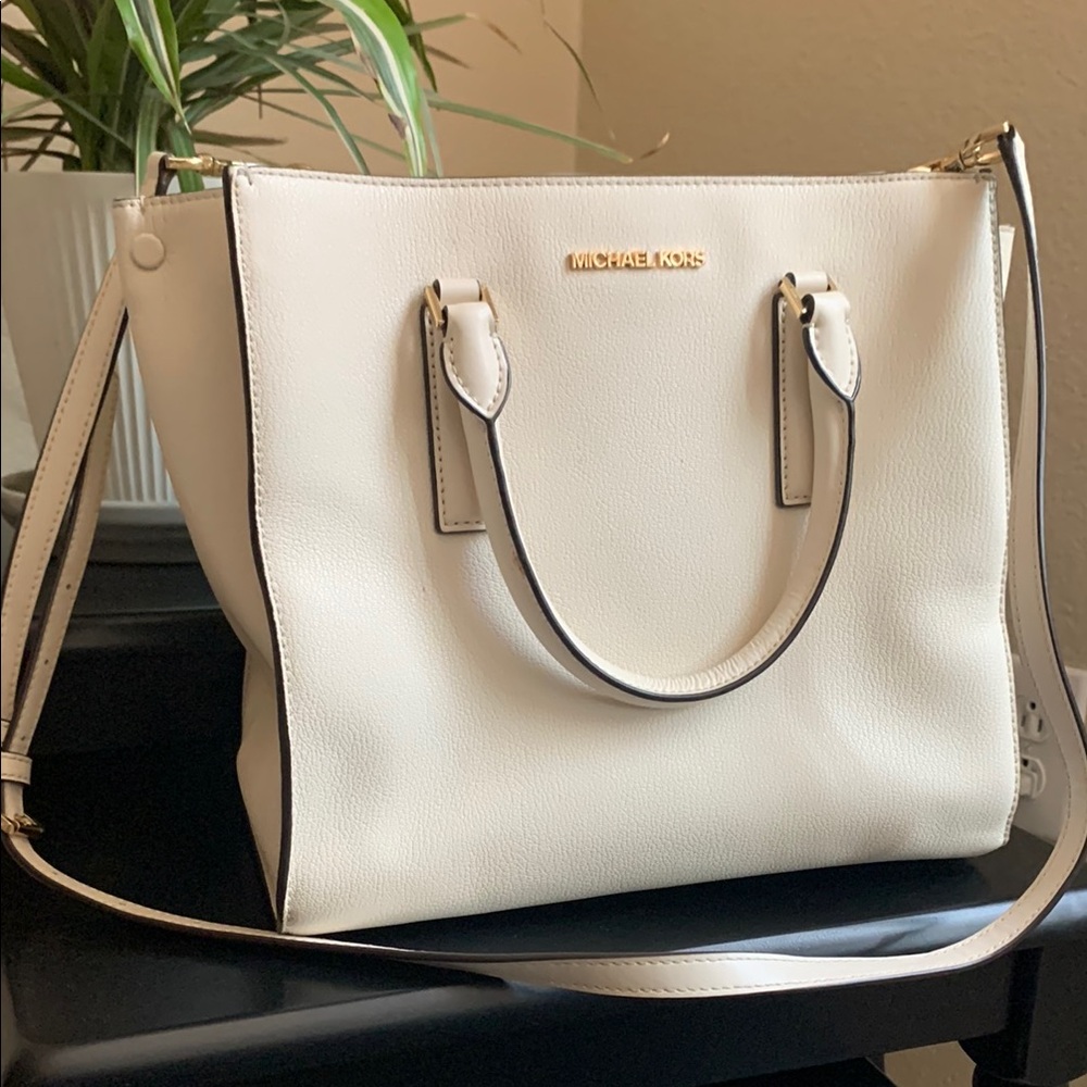 Michael Kors Cream Tote Bag